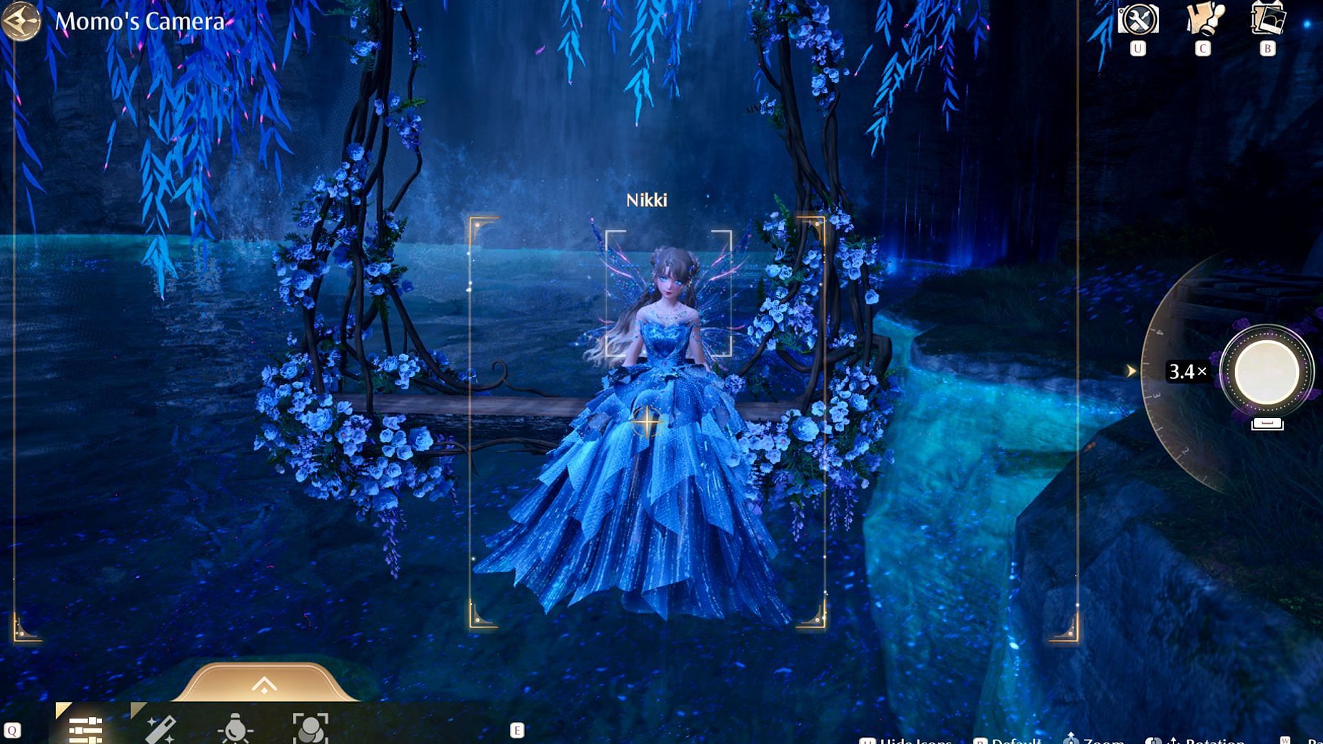 Take a photo while sitting on the swing (Image via Sportskeeda Gaming/Infold Games)